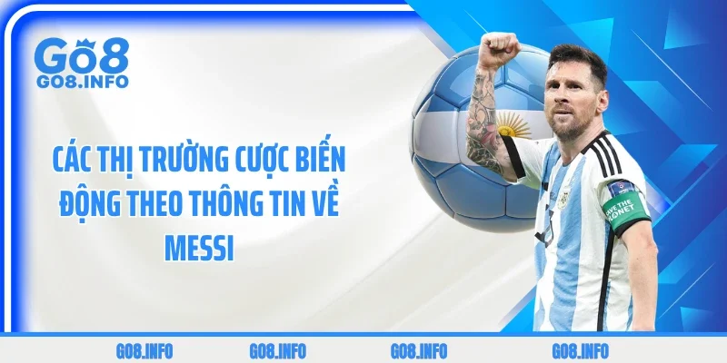 Các thị trường cược biến động theo thông tin về Messi 