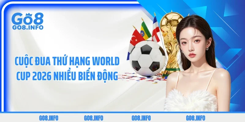 Cuộc đua thứ hạng World Cup 2026 nhiều biến động 