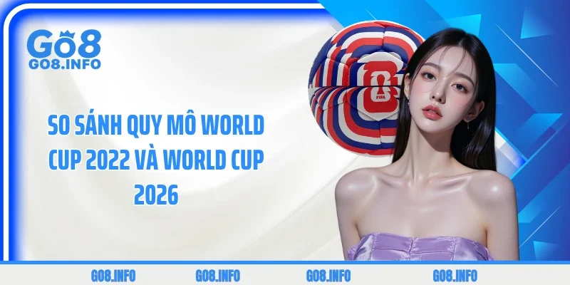 So sánh quy mô World Cup 2022 và World Cup 2026 