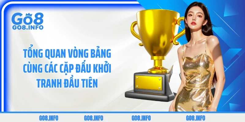 Tổng quan vòng bảng cùng các cặp đấu khởi tranh đầu tiên